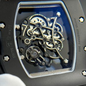 Richard Mille Replica Watch RM055 Black Ceramic Rubber Strap BBR Factory (10)