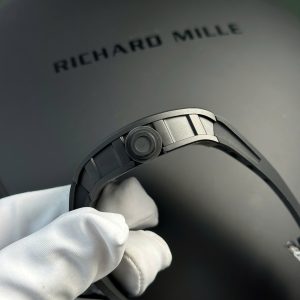 Richard Mille Replica Watch RM055 Black Ceramic Rubber Strap BBR Factory (10)