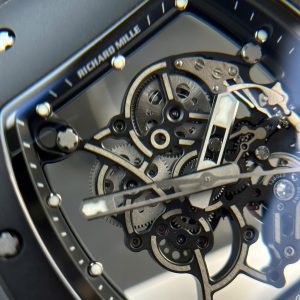 Richard Mille Replica Watch RM055 Black Ceramic Rubber Strap BBR Factory (10)