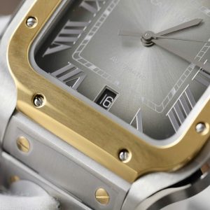Đồng Hồ Cartier Santos CRW2SA0030 Replica 11 Mặt Xám Nhà Máy BV 39 (2)