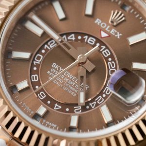 Đồng Hồ Rolex Sky-Dweller M336235 Replica 11 Mặt Chocolate 42mm (2)