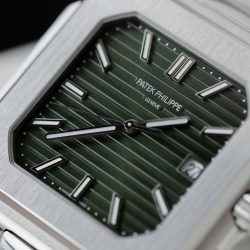 Đồng Hồ Patek Philippe Cubitus 5821 Mặt Xanh Green Rep 11 Cao Cấp 45mm (2)