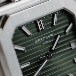 Đồng Hồ Patek Philippe Cubitus 5821 Mặt Xanh Green Rep 11 Cao Cấp 45mm (2)