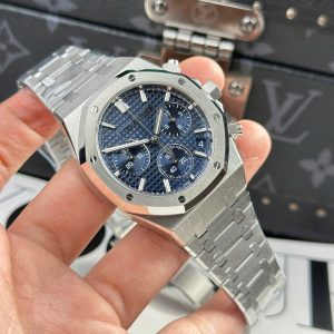 Đồng Hồ Audemars Piguet Royal Oak 26240ST Mặt Xanh Blue Máy Mỏng New 2025 41mm (2)