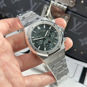 Đồng Hồ Audemars Piguet Royal Oak 26240ST Mặt Xanh Lá Máy Mỏng New 2025 41mm (3)