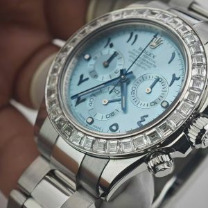 Đồng Hồ Rolex Chế Tác Cosmograph Daytona 116576TBR Bạch Kim PT950 + Kim Cương 40mm (14)
