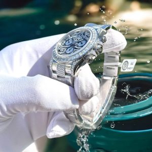 Đồng Hồ Rolex Chế Tác Moissanite Cosmograph Daytona Eye Of The Tiger 40mm (1)