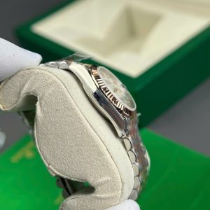 Đồng Hồ Rolex DateJust Chế Tác Bọc Vàng Thật Mặt MOP Cọc Số Kim Cương Thiên Nhiên GMF 31mm (2)