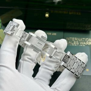 Đồng Hồ Audemars Piguet Replica 11 Royal Oak Frosted Gold 15410BC Mặt Đen Nhà Máy APS 41mm (2)