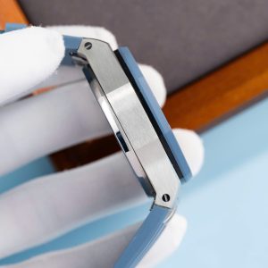 Đồng Hồ Audemars Piguet Royal Oak Offshore 15605SK Viền Cao Su Xanh Replica Cao Cấp 43mm (2)