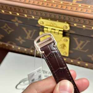 Đồng Hồ Cartier Drive Tourbillon Replica 11 Mặt Số Vân Guiloche Dây Da 41mm (2)