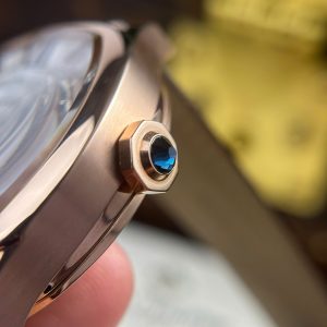 Đồng Hồ Cartier Drive Tourbillon Replica 11 Mặt Số Vân Guiloche Dây Da 41mm (2)