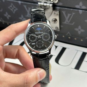 Đồng Hồ Jaeger LeCoultre Rep 11 Cao Cấp Master Ultrathin Perpetual Calendar Mặt Xám Mờ VRF 39mm (2)