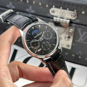 Đồng Hồ Jaeger LeCoultre Rep 11 Cao Cấp Master Ultrathin Perpetual Calendar Mặt Xám Mờ VRF 39mm (2)