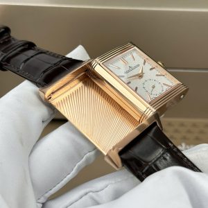 Đồng Hồ Jaeger LeCoultre Rep 11 Master Reverso Tribute Small Seconds 2 Mặt Trắng Và Xám 28 (2)