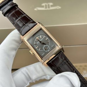 Đồng Hồ Jaeger LeCoultre Rep 11 Master Reverso Tribute Small Seconds 2 Mặt Trắng Và Xám 28 (2)