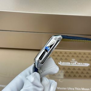 Đồng Hồ Jaeger LeCoultre Rep 11 Master Reverso Tribute Small Seconds 2 Mặt Trắng Và Xanh Blue 28 (2)