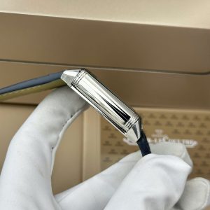 Đồng Hồ Jaeger LeCoultre Rep 11 Master Reverso Tribute Small Seconds 2 Mặt Trắng Và Xanh Blue 28 (2)