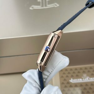 Đồng Hồ Jaeger LeCoultre Rep 11 Master Reverso Tribute Small Seconds 2 Mặt Xanh Blue Và Trắng 28 (2)
