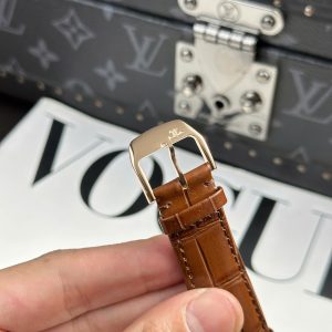 Đồng Hồ Jaeger LeCoultre Rep 11 Master Ultrathin Perpetual Calendar Dây Da Nâu Nhà Máy VR 39mm (2)