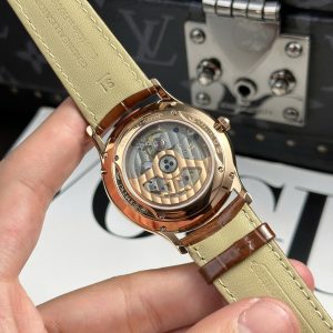 Đồng Hồ Jaeger LeCoultre Rep 11 Master Ultrathin Perpetual Calendar Dây Da Nâu Nhà Máy VR 39mm (2)