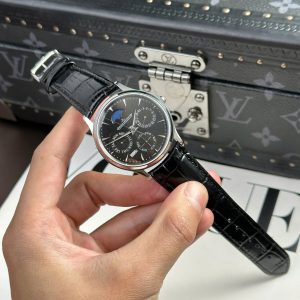 Đồng Hồ Jaeger LeCoultre Rep 11 Master Ultrathin Perpetual Calendar Mặt Đen Nhà Máy VR 39mm (2)