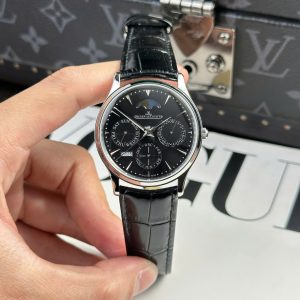 Đồng Hồ Jaeger LeCoultre Rep 11 Master Ultrathin Perpetual Calendar Mặt Đen Nhà Máy VR 39mm (2)