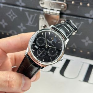 Đồng Hồ Jaeger LeCoultre Rep 11 Master Ultrathin Perpetual Calendar Mặt Đen Nhà Máy VR 39mm (2)