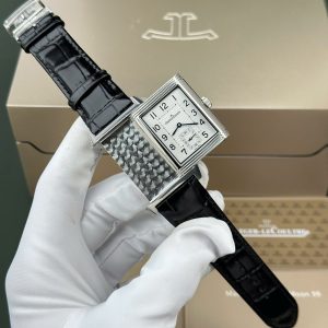 Đồng Hồ Jaeger LeCoultre Replica 11 Master Reverso Tribute Small Seconds 2 Mặt Trắng Và Đen 28 (2)