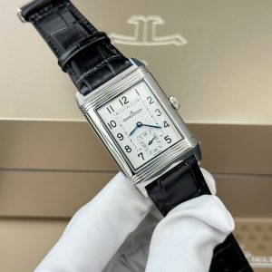 Đồng Hồ Jaeger LeCoultre Replica 11 Master Reverso Tribute Small Seconds 2 Mặt Trắng Và Đen 28 (2)