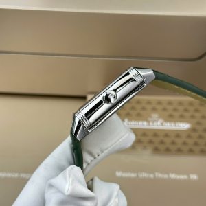 Đồng Hồ Jaeger LeCoultre Replica 11 Master Reverso Tribute Small Seconds 2 Mặt Xanh Lá Cây Và Trắng 28 (2)