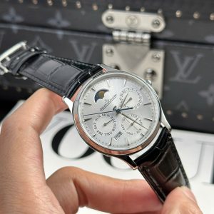 Đồng Hồ Jaeger LeCoultre Replica 11 Master Ultrathin Perpetual Calendar Mặt Bạc Nhà Máy VR 39mm (1)