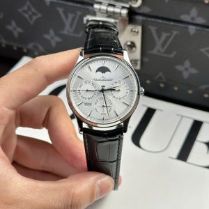 Đồng Hồ Jaeger LeCoultre Replica 11 Master Ultrathin Perpetual Calendar Mặt Bạc Nhà Máy VR 39mm (1)