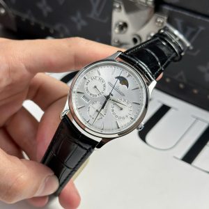 Đồng Hồ Jaeger LeCoultre Replica 11 Master Ultrathin Perpetual Calendar Mặt Bạc Nhà Máy VR 39mm (1)