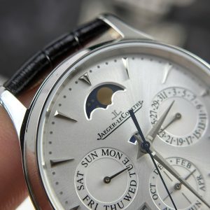 Đồng Hồ Jaeger LeCoultre Replica 11 Master Ultrathin Perpetual Calendar Mặt Bạc Nhà Máy VR 39mm (1)