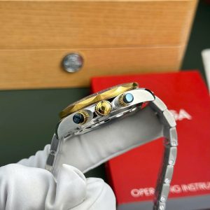 Đồng Hồ Omega Rep Cao Cấp Seamaster Diver 300M Chronograph Mặt Xanh Blue N1 44mm (1)