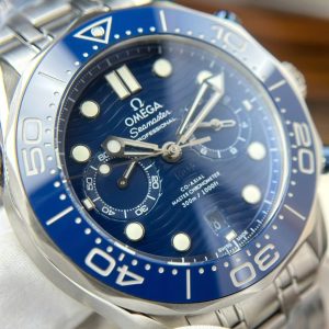 Đồng Hồ Omega Replica 11 Seamaster Diver 300M Chronograph Mặt Xanh Blue N1 Factory 44mm (1)
