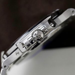 Đồng Hồ Patek Philippe Nautilus 5724G Chế Tác Mặt Tinh Chỉnh + Kim Cương Moissanite Baguette 40mm (2)