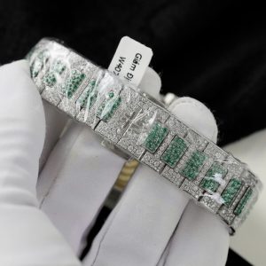 Đồng Hồ Patek Philippe Nautilus 7118 Chế Tác Full Moissanite Hong Kong (1)