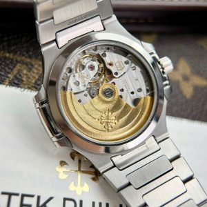Đồng Hồ Patek Philippe Nautilus 7118 Đính Full Kim Cương Nhân Tạo Moissanite (1)