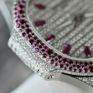 Đồng Hồ Patek Philippe Replica 11 Nautilus Haute Joaillerie 7118 Độ Full Moissanite 35 (2)