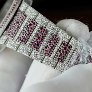 Đồng Hồ Patek Philippe Replica 11 Nautilus Haute Joaillerie 7118 Độ Full Moissanite 35 (2)