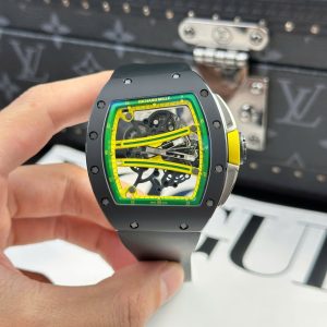 Đồng Hồ Richard Mille Rep 11 RM61-01 Manual Winding Yohan Blake Vỏ Gốm Đen ZF 42.7×50 (2)