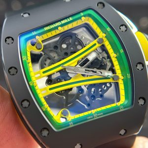 Đồng Hồ Richard Mille Rep 11 RM61-01 Manual Winding Yohan Blake Vỏ Gốm Đen ZF 42.7×50 (2)