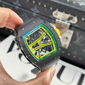 Đồng Hồ Richard Mille Rep 11 RM61-01 Manual Winding Yohan Blake Vỏ Gốm Đen ZF 42.7×50 (2)