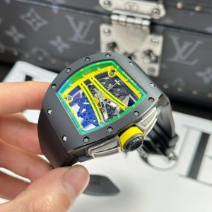 Đồng Hồ Richard Mille Rep 11 RM61-01 Manual Winding Yohan Blake Vỏ Gốm Đen ZF 42.7×50 (2)