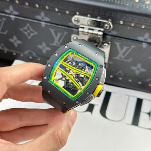 Đồng Hồ Richard Mille Rep 11 RM61-01 Manual Winding Yohan Blake Vỏ Gốm Đen ZF 42.7×50 (2)