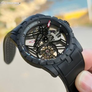 Đồng Hồ Roger Dubuis DBEX0577 Chế Tác Nam Vỏ Carbon Bộ Chuyển Động Tourbillon 42mm (1)