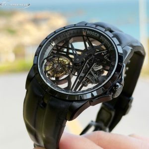 Đồng Hồ Roger Dubuis Excalibur Titanium RDDBEX0889 Replica 11 Màu Đen BBR 42mm (1)