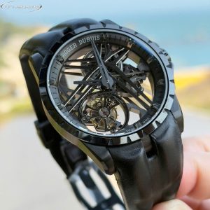 Đồng Hồ Roger Dubuis Excalibur Titanium RDDBEX0889 Replica 11 Màu Đen BBR 42mm (1)